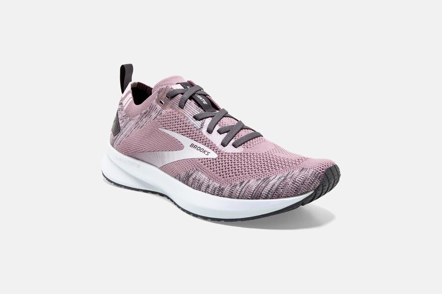 Brooks Running Shoes - Levitate 4 Road Womens - Pink/White - RYD-549108